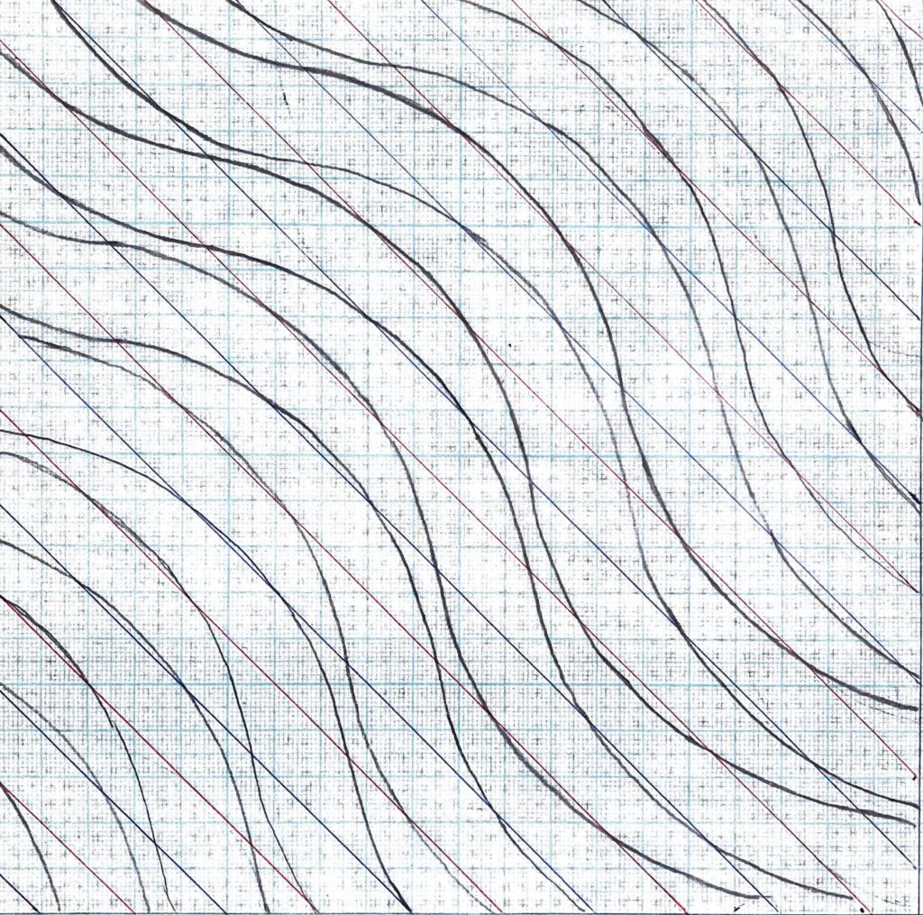 「藍空」の下書き